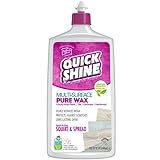 Quick Shine Pure Floor Wax 27oz | A Buffable, Waterproof Finish for Regular and Hardwood Floors | Restore Protect Refresh