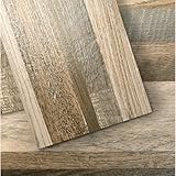 Art3d 36-pack 54 Sq.ft Peel and Stick Floor Tiles Vinyl Plank Flooring Wood Look, Adhesive and Waterproof Tile Sticker for Bedroom, Living Room, Kitchen, RV in Aged Wood