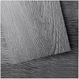 Art3d Peel and Stick Floor Tile Vinyl Wood Plank 36-Pack 54 Sq.Ft, Deep Gray, Rigid Surface Hard Core Easy DIY Self-Adhesive Flooring