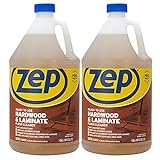 Zep Hardwood and Laminate Floor Cleaner - 1 Gallon (Pack of 2) ECZUHLF1282 - Cleans Spots, Stains, and Scuffs while Restoring Shine on Hardwood, Laminate, Cabinet Doors, Crown Molding, and MORE