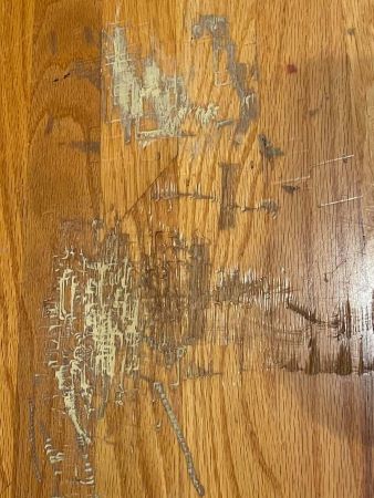 Major scratches & gouges in wood floors